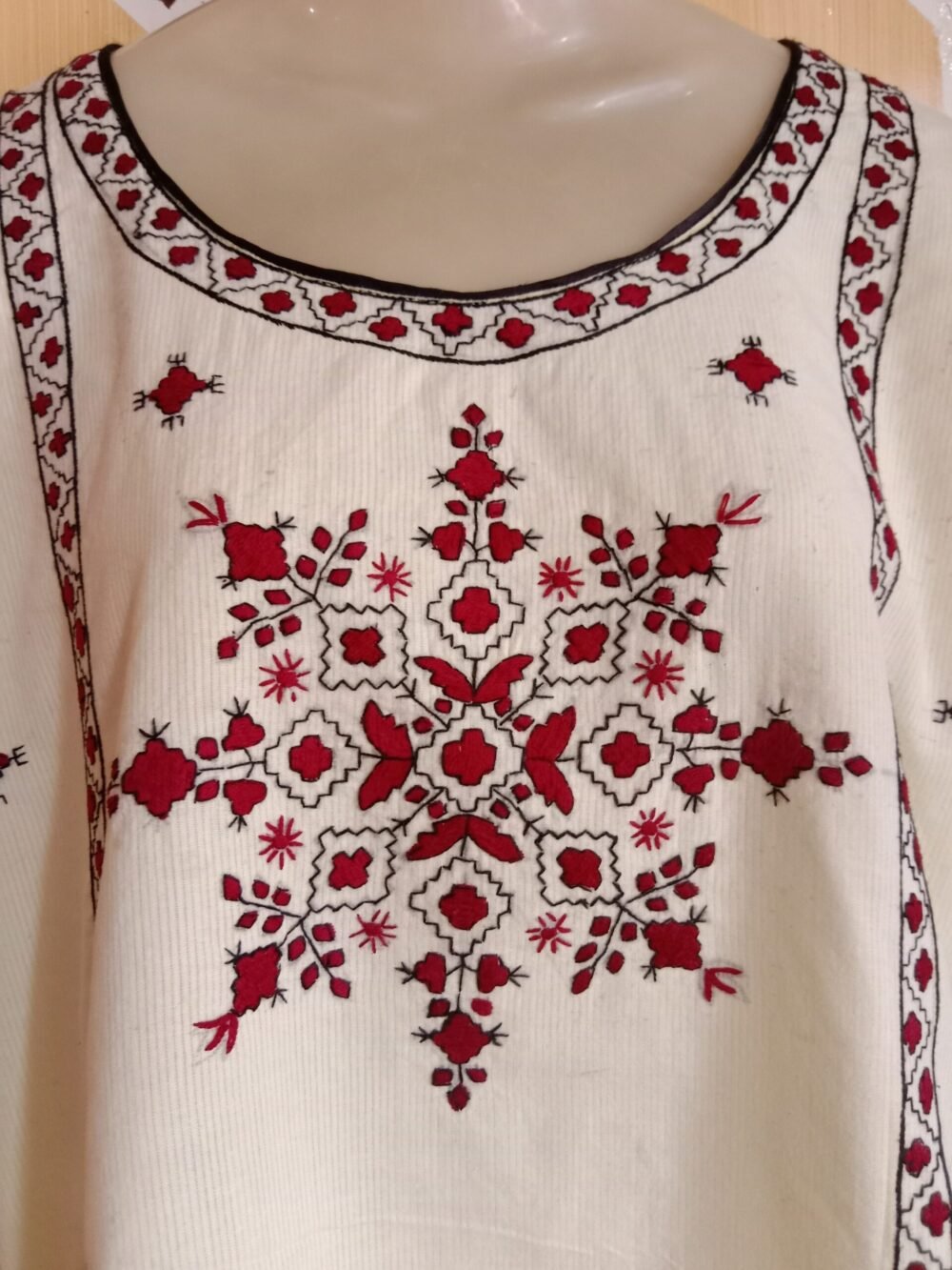 7 Solid Reasons to Invest in the Balochi Chikankari Kurta Off White - Image 2