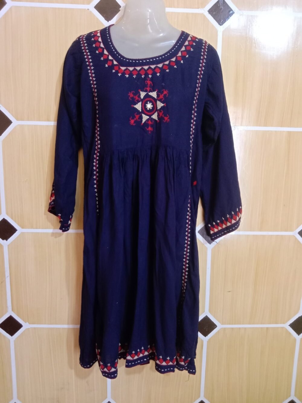 5 Reasons to Buy and Avoid a Cross Chikankari Navy Blue Frock: The Ultimate Fashion Guide