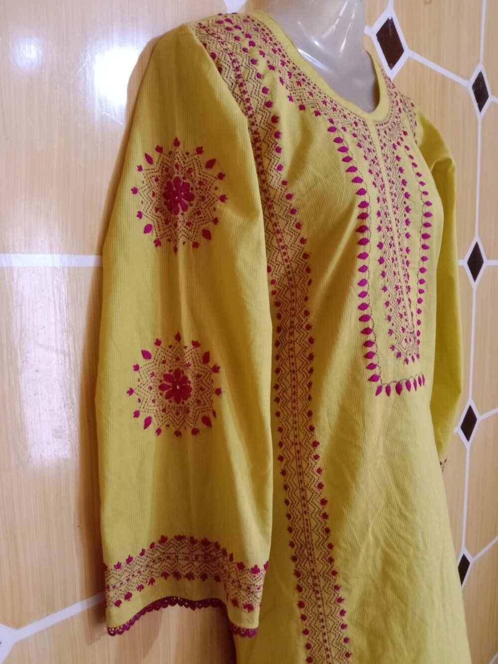 7 Compelling Reasons to Choose a Kutcha Tanka Chikankari Kurta Yellow for Every Occasion - Image 6