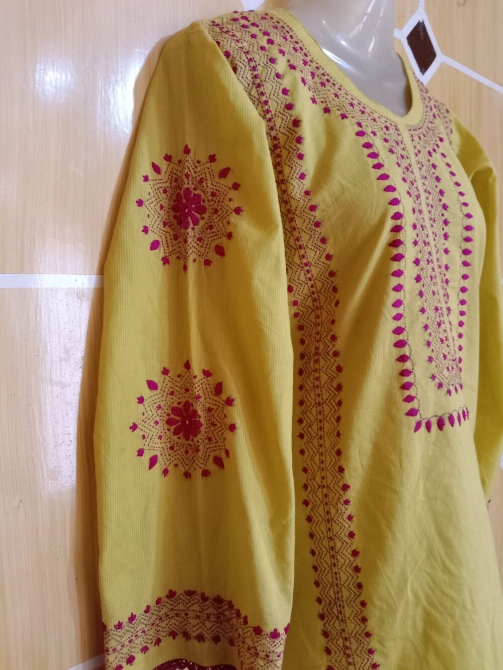 7 Compelling Reasons to Choose a Kutcha Tanka Chikankari Kurta Yellow for Every Occasion - Image 2