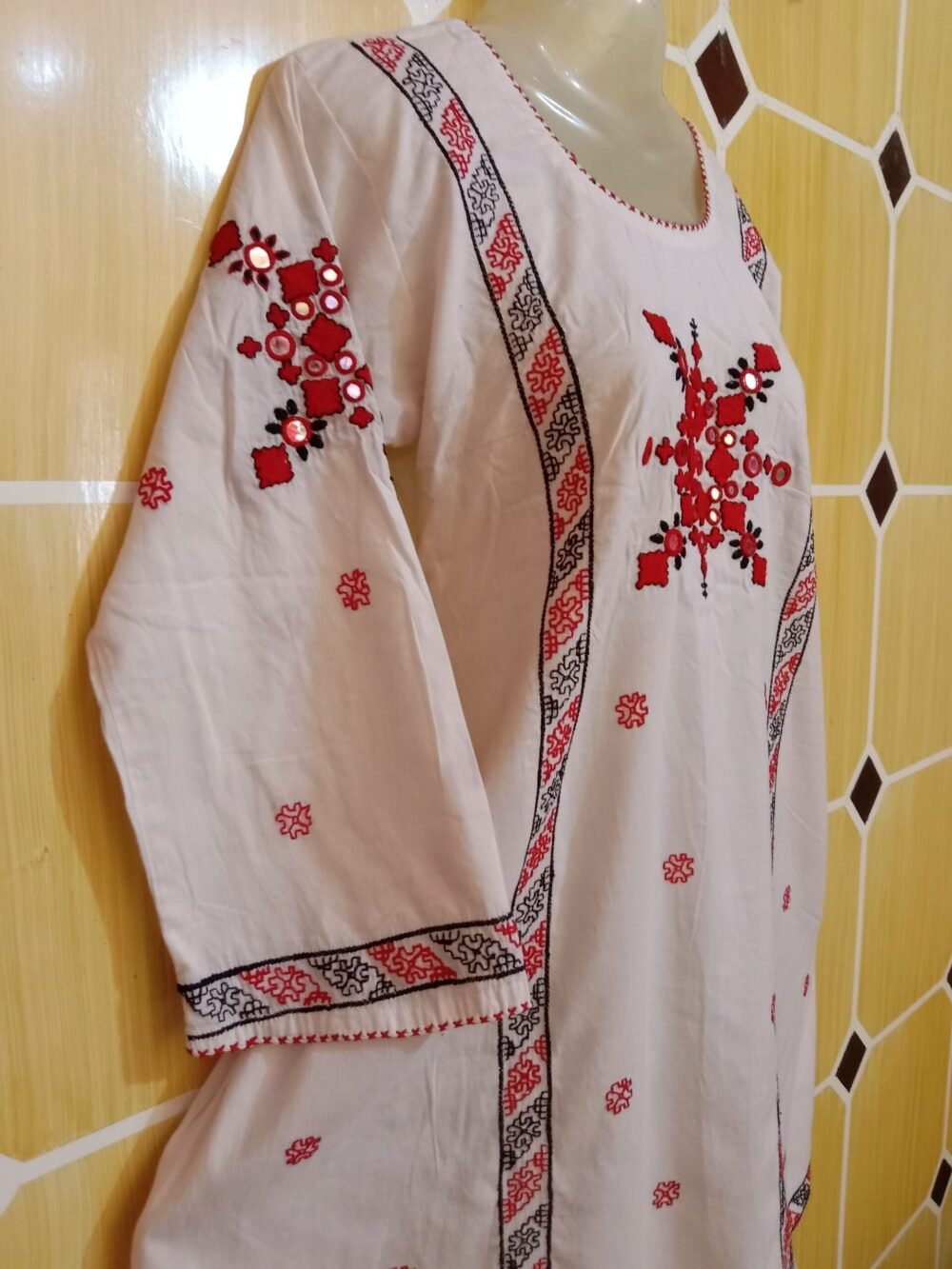 5 Powerful Reasons Why the Nawaz Shareef Chikankari White Air-Line Frock is a Must-Have Wardrobe Essential - Image 5