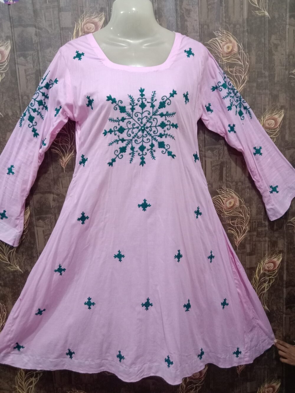 Stylish Pink Sindhi Chikankari Airline Frock: 6 Reasons to Own This Timeless Beauty