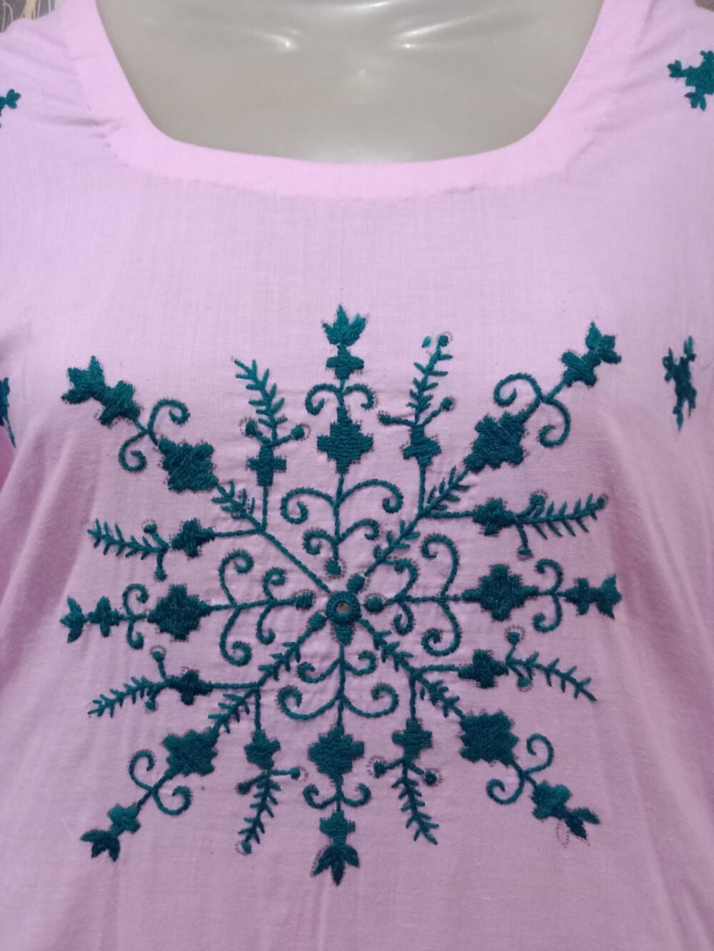 Stylish Pink Sindhi Chikankari Airline Frock: 6 Reasons to Own This Timeless Beauty - Image 3