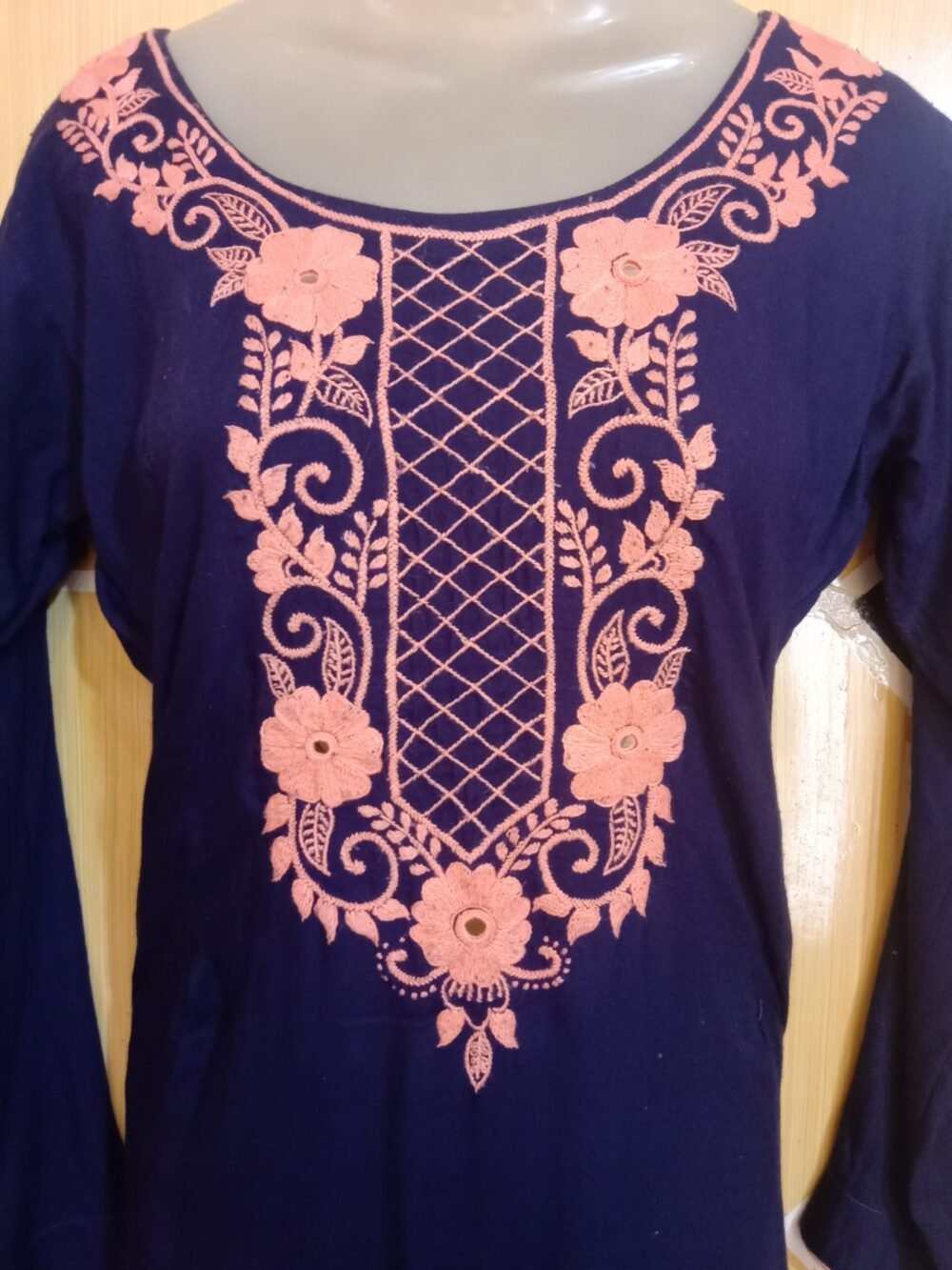 7 Reasons Why a Elegant Solid Chikankari Straight Kurta Blue is a Must-Have in Your Wardrobe - Image 3