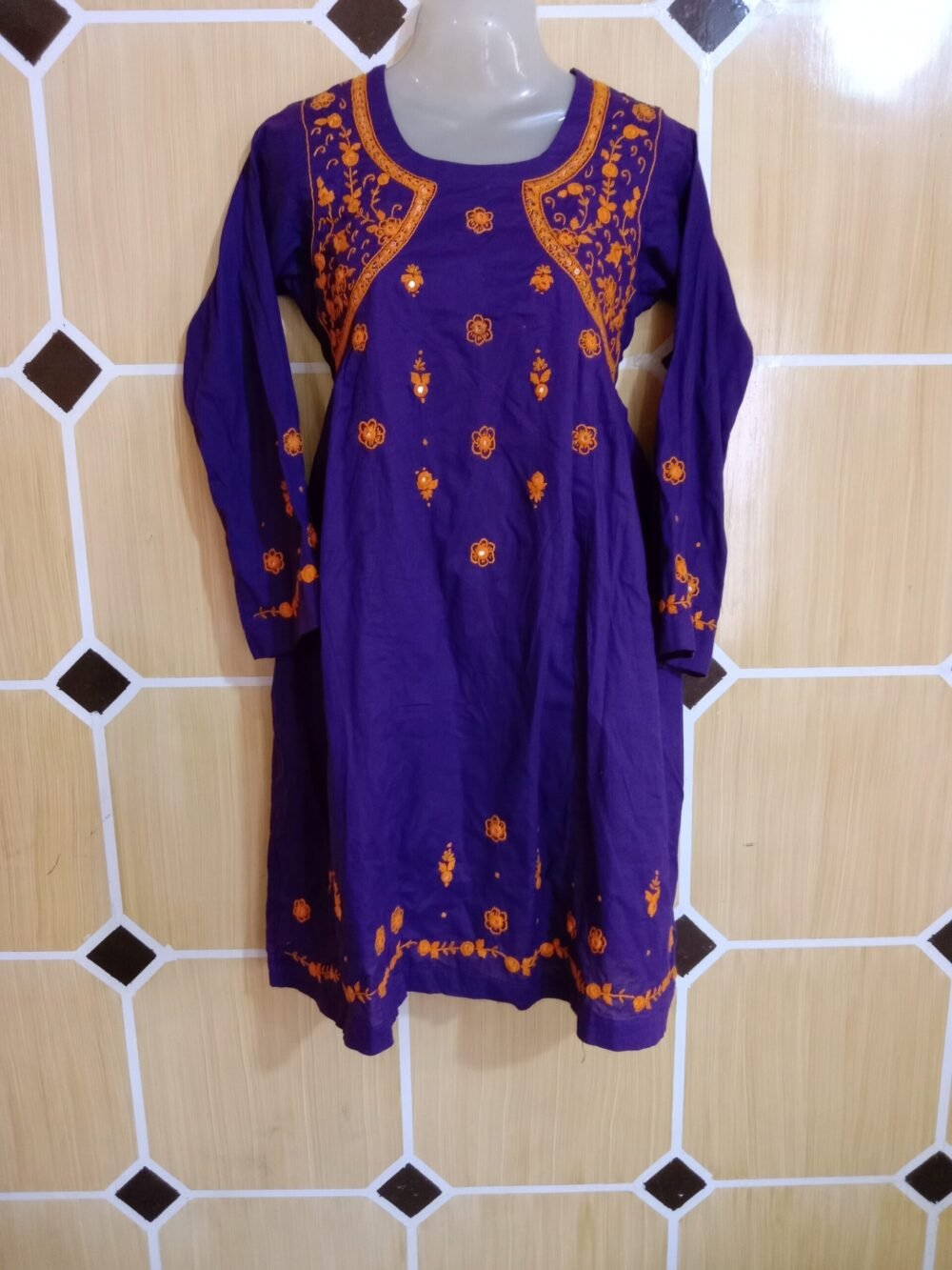 6 Solid Reasons to Choose the Sindhi Chikankari Jacket Style Frock Blue