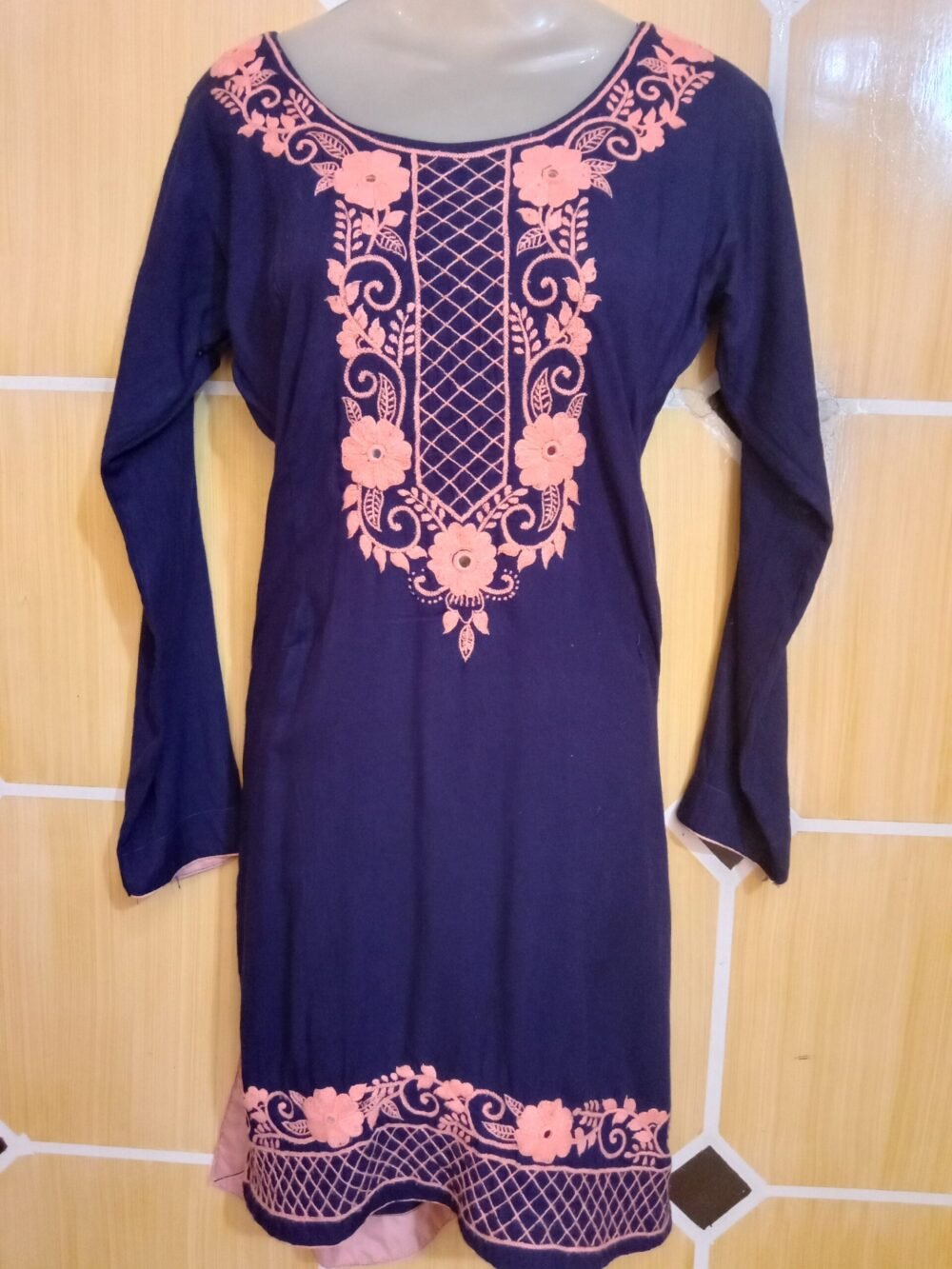 7 Reasons Why a Elegant Solid Chikankari Straight Kurta Blue is a Must-Have in Your Wardrobe