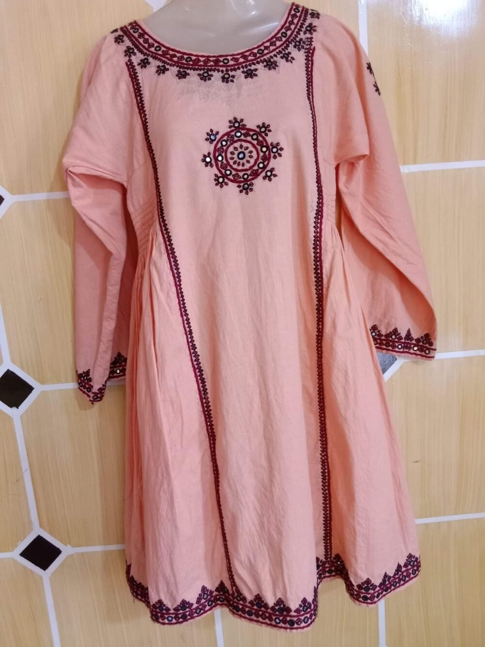 7 Reasons Why a Sindhi Chikankari Chunat Frock in Pink Will Transform Your Wardrobe