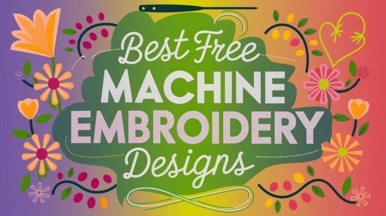 Best Free Machine Embroidery Designs: Top 5 Websites 2024