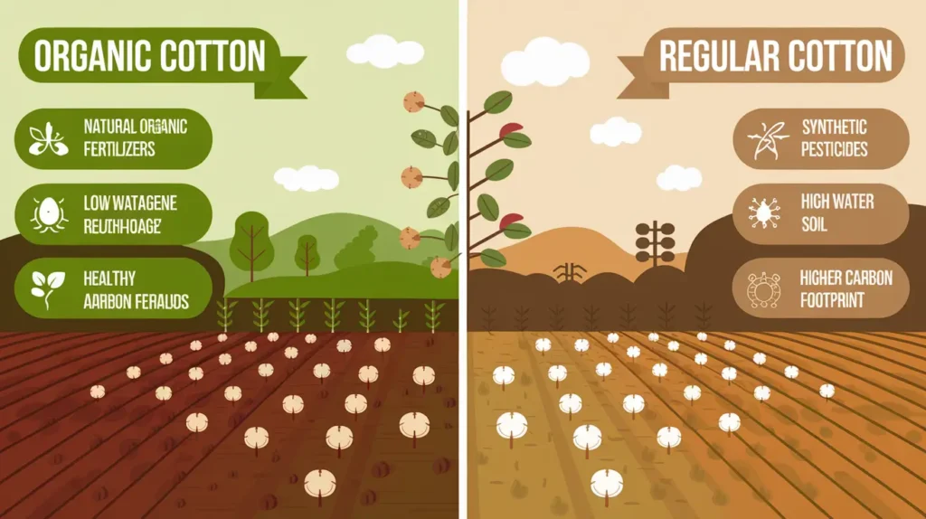 organic cotton vs regular cotton