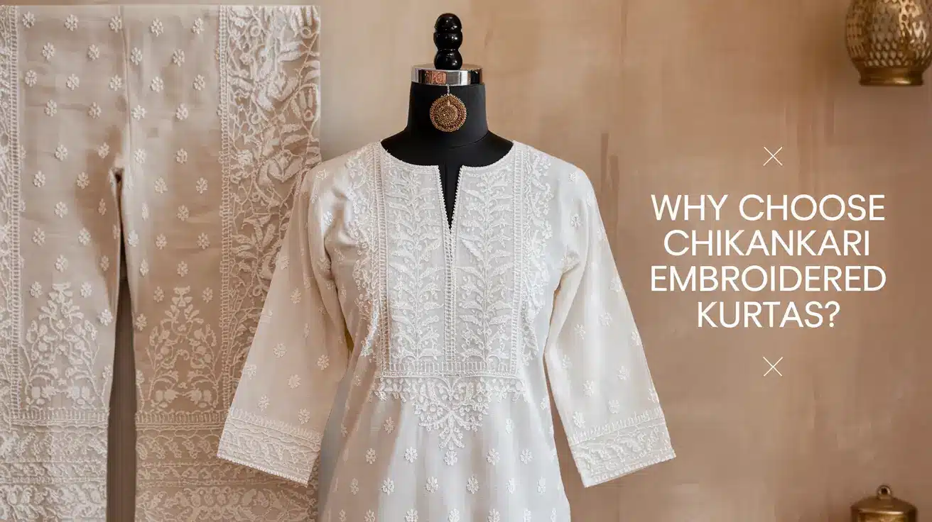 Why Choose Chikankari Embroidered Kurtas